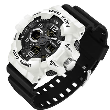 Men's Watch Sports Military Watches Waterproof Digital Analog Watch Tactical Outdoor Work Electronic Wristwatch